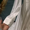 Mryarce Classic Elegant Chiffon A Line Wedding Dresses Deep V Neck Long Sleeves Side Slit Bridal Gowns 3