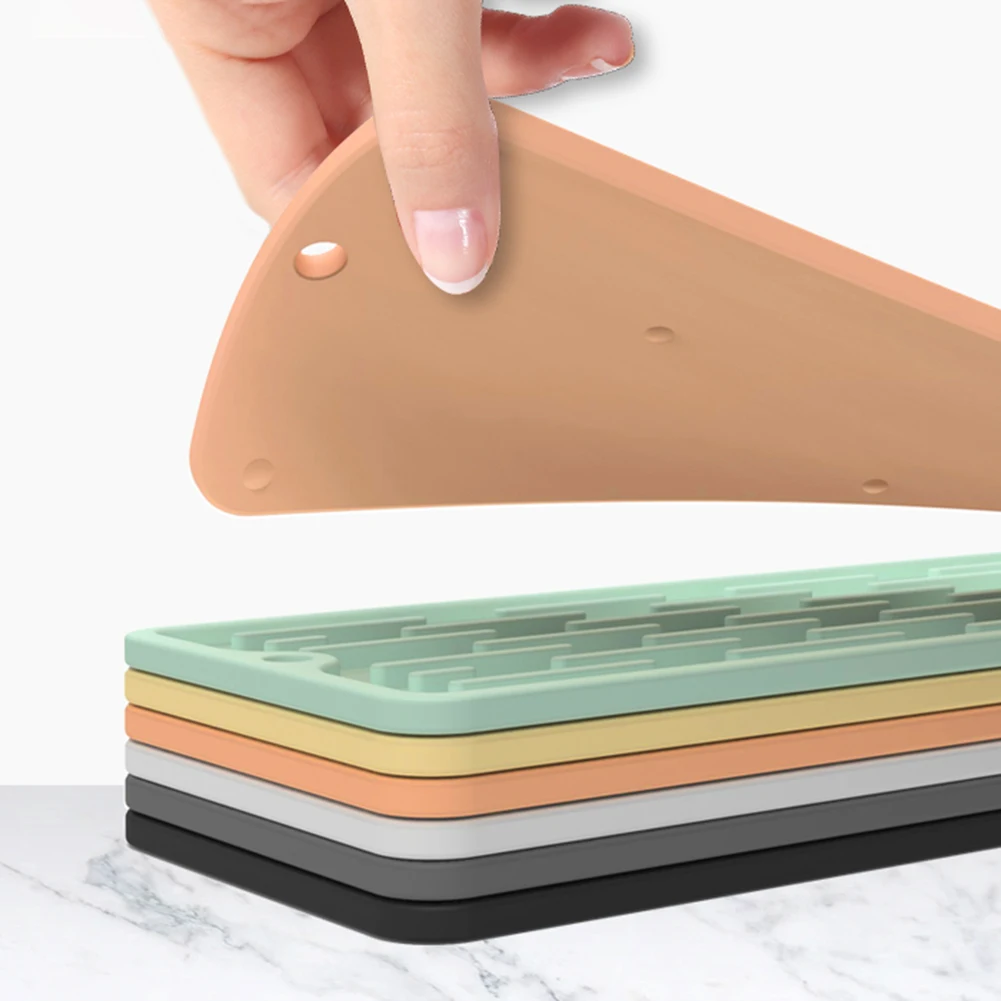 Countertop Protector Mat Waterproof Cleaning Faucet Splash Catcher Mats Non-slip Kitchen Gadgets for Home Bathroon Accessories