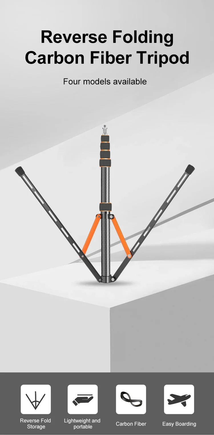 Description Picture 2 of itemSoonpho Tripod LS255C LS285C 200cm 270cm Carbon Fiber /Aluminum Light Stand For Photography Studio Softbox Godox Light Flash