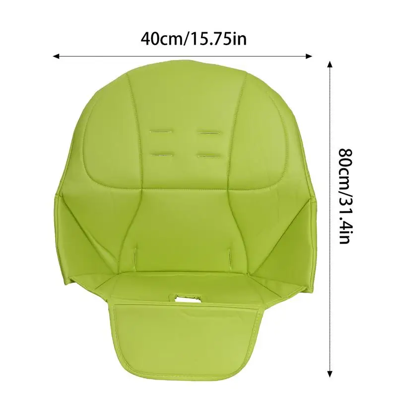 Peg Perego Tatamia Kids Dining Chair Seat Cushion Easy To Install Replacement Cushion Soft Wear-resistant Leather Sponge