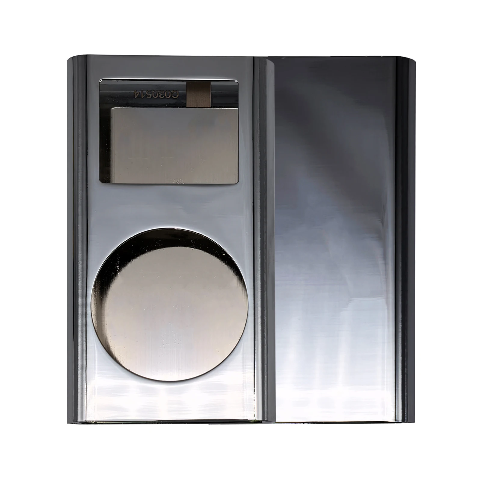 Sleek Metal Housing Shell with Lens Window for iPod Mini - Complete Replacement Case Cover