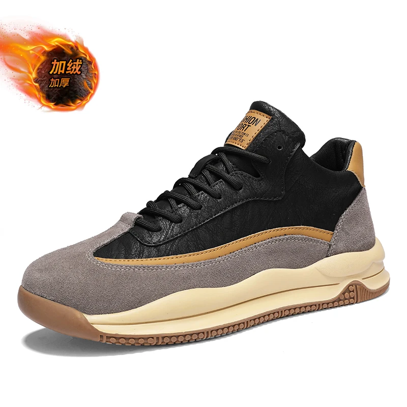 

Winter Warm Typical Style Men Running Shoes Lace Up Mesh Upper Sports Shoes Comfortable Walking Sneakers Zapatillas Hombre 39-44