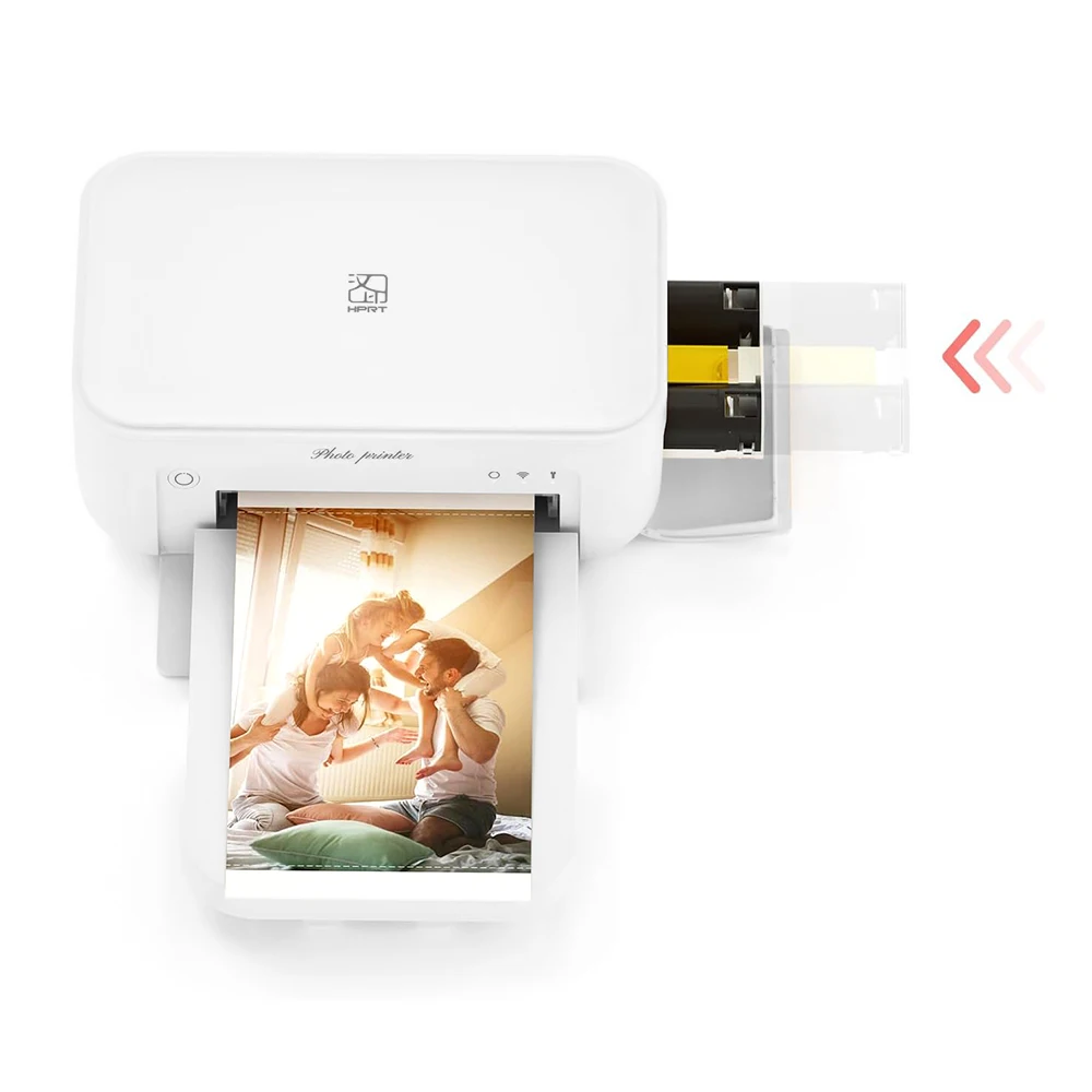 Original HPRT Photo Paper, 4x6-inch Picture Paper, Color Ribbon, Sublimation For CP4000L/CP4100 Photo Printer - 3