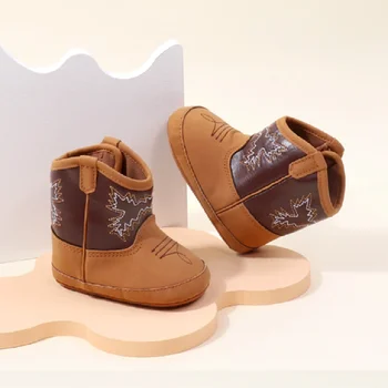 VALEN SINA Baby Little Boots Soft PU and Cotton High Quality New Style Spring and Autumn Prewalking Shoes for Boys and Girls 1