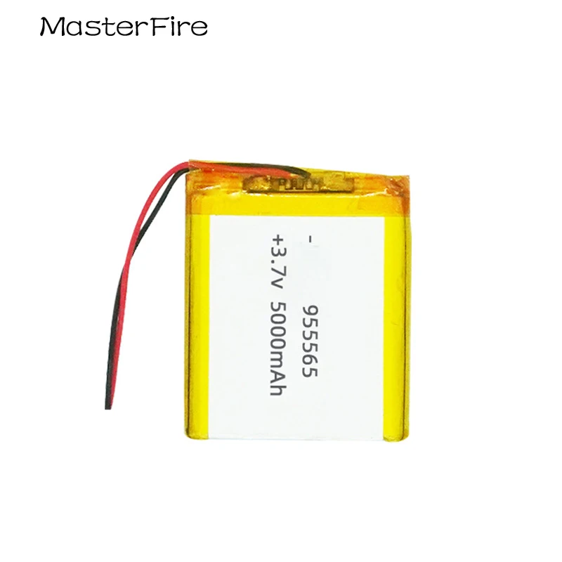 

3.7V 5000mah Rechargeable Lithium Polymer Battery 955565 for Bluetooth Speaker Headset LED Lamp Smart Bracelet Batteries Cell