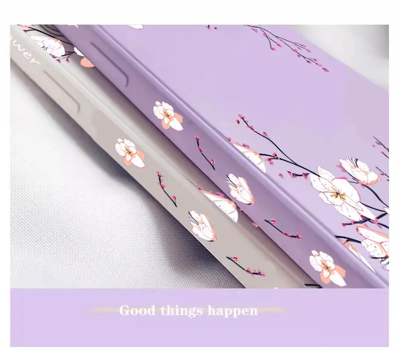 Hinweis 10Pro Helle Orchidee Silikon Telefon Fall Für Xiaomi Redmi Hinweis 10 10S 10T 10Pro 11S 11Pro 12S 12 9T 9 11EPro 12Pro Abdeckung – Detail 5
