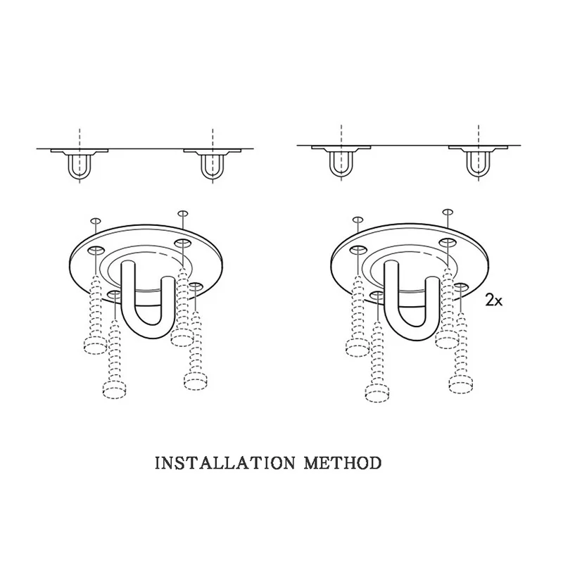 304 stainless steel hanging kit for aerial yoga hammock yoga hammock