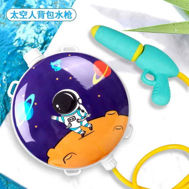 Children Animal Backpack Water Toy Pull-Out Beach Play Water Spray Dog Outdoor Beach Toys Kids Summer Drifting Water Pistol Toy 6
