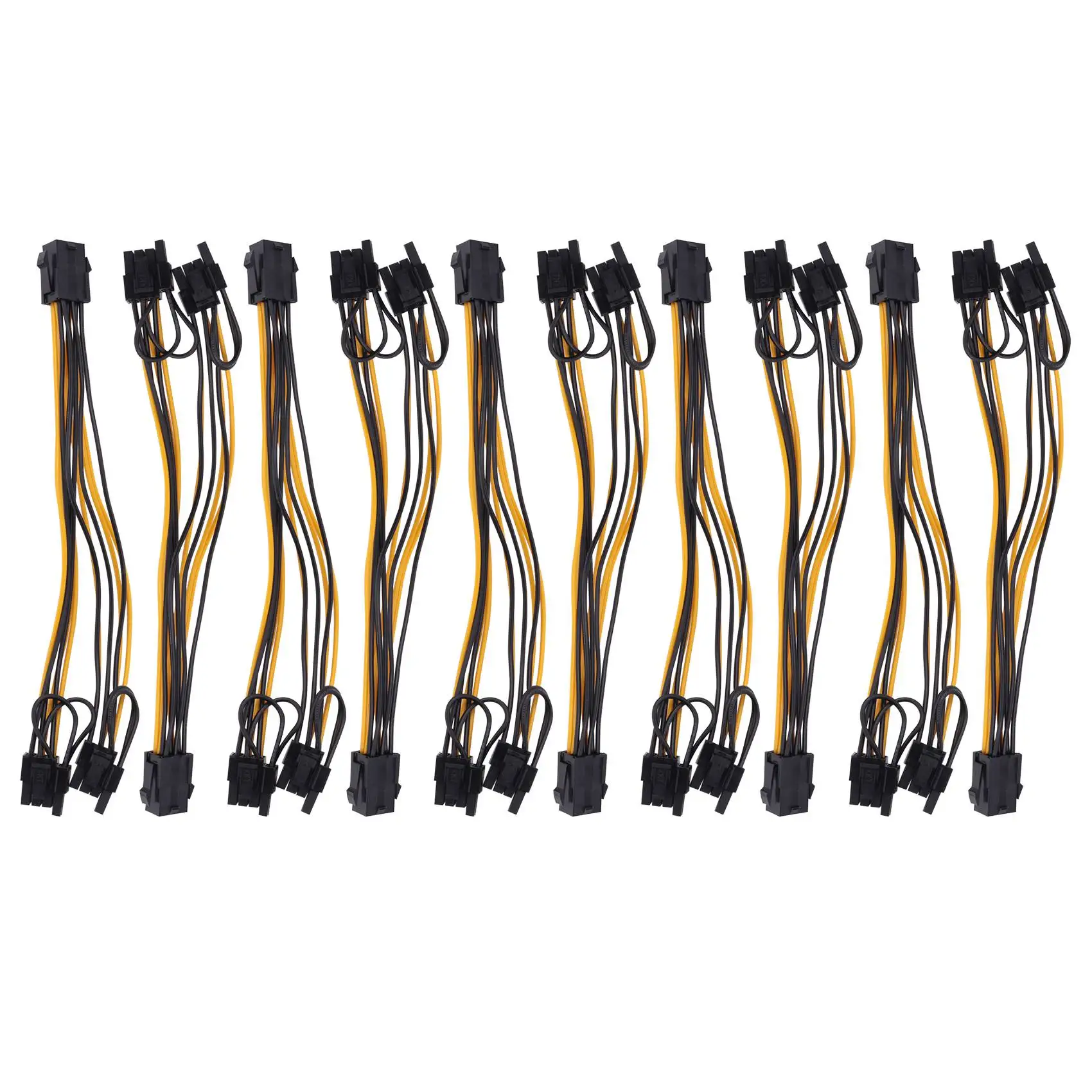 

10 шт., 8-контактный (6 + 2) адаптер питания PCI Express