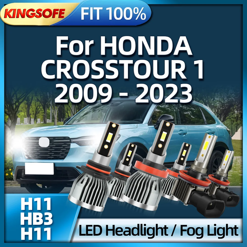 

KINGSOFE 2009 лм Светодиодные Мощные лампы H11 HB3 лампы для фар HONDA CROSSTOUR 1 2010 2011 2012 2013 2014 2015 2016-2023