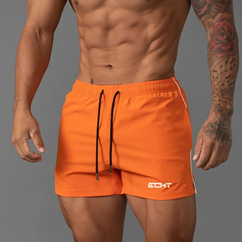 Men's Beach Shorts Summer Swimming Swimsuit Colorful Swimwear Quick Dry