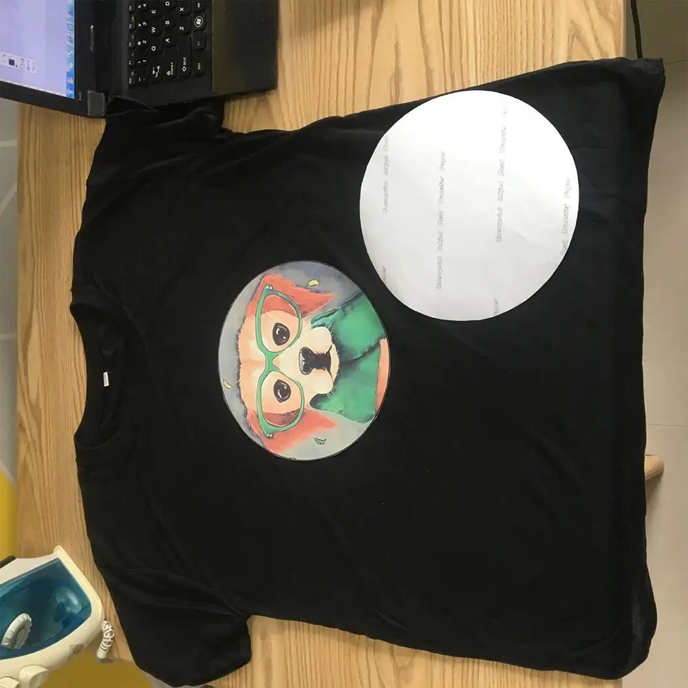 패션 잉크젯 승화 인쇄 용지 열 DIY 가벼운 직물 열전달 용지 그림 티셔츠