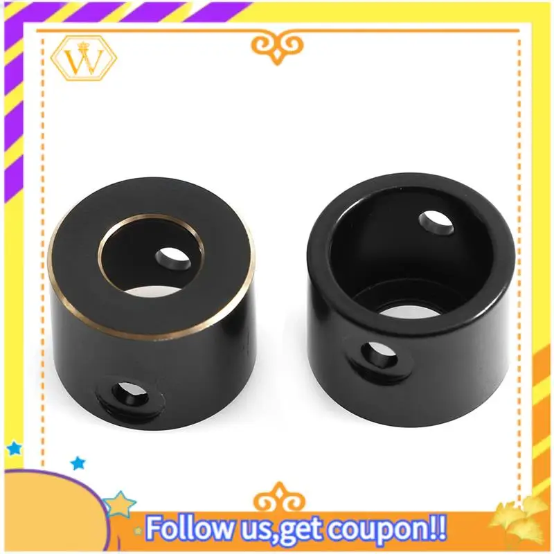 For 1/10 Simulation Model Car Parts Axial SCX10PRO Rear Axle Shaft Cup AXI03028 Frame Brass 1 Pair