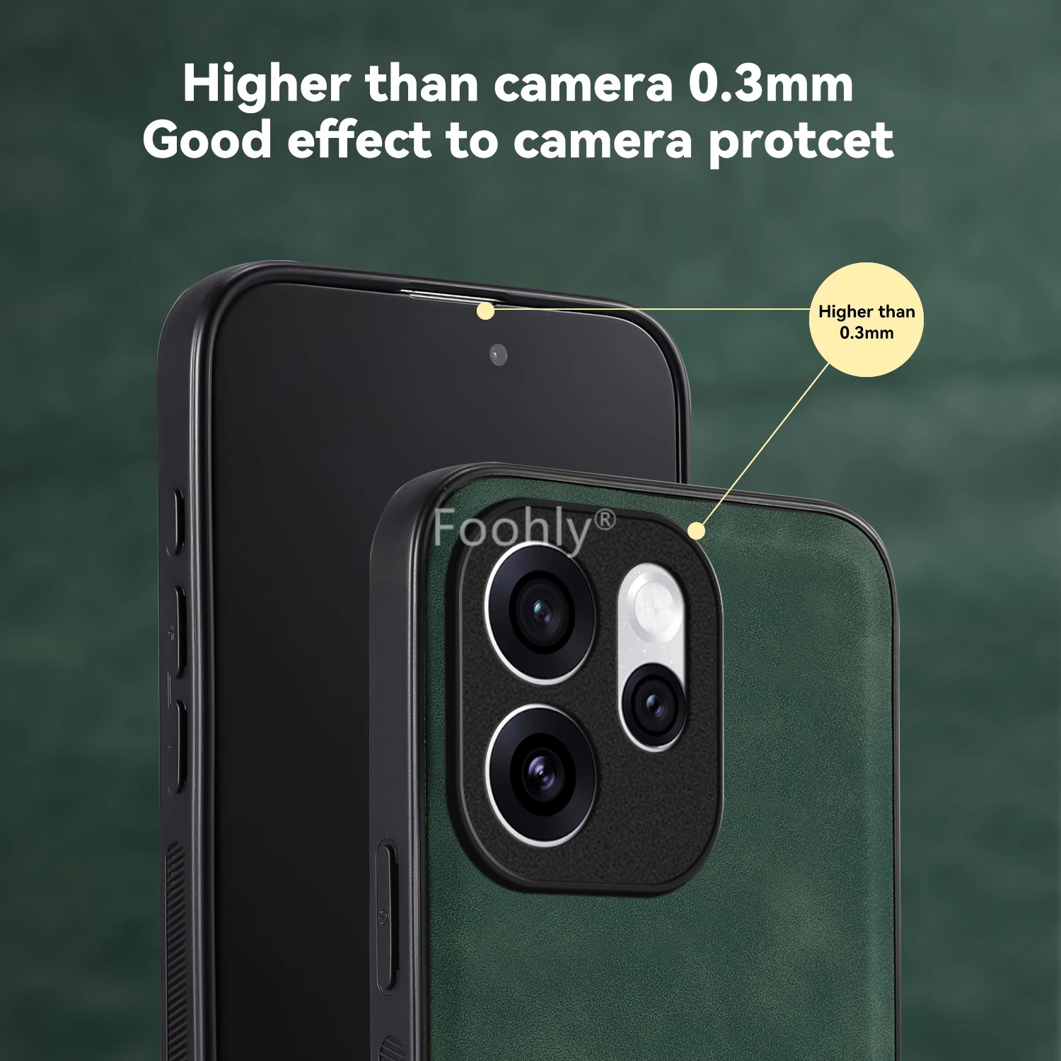 Nubuck Leather Shockproof Magnetic Protective Phone Case
