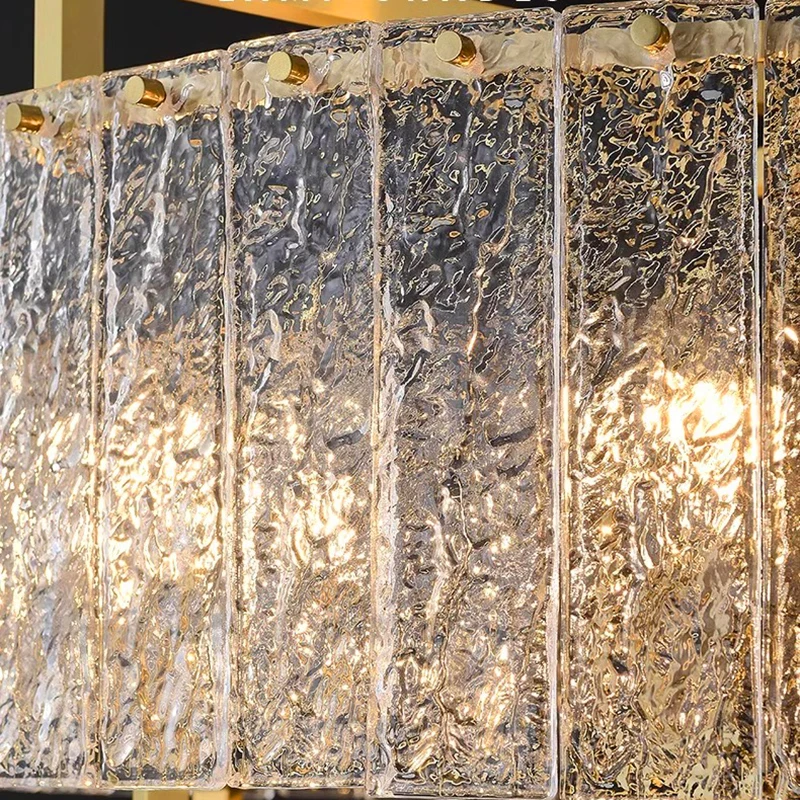 Round Brass Drum Chandelier