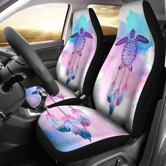 Vibrant Colors Car Accessory Gift Set, Includes Palm Beach Sunset Auto  Sunshade, Two-Tone Carpet Floor Mats & Crystal Bling Steering Wheel Cover,  Holiday Combo Pack for Autos Truck Van SUV 
