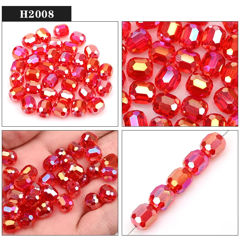 9 mm österreichische Kristallperlen, facettiert, rund, lose Distanzperlen für Schmuckherstellung, DIY-Halskette, Armband, Ohrringe – Detail 13