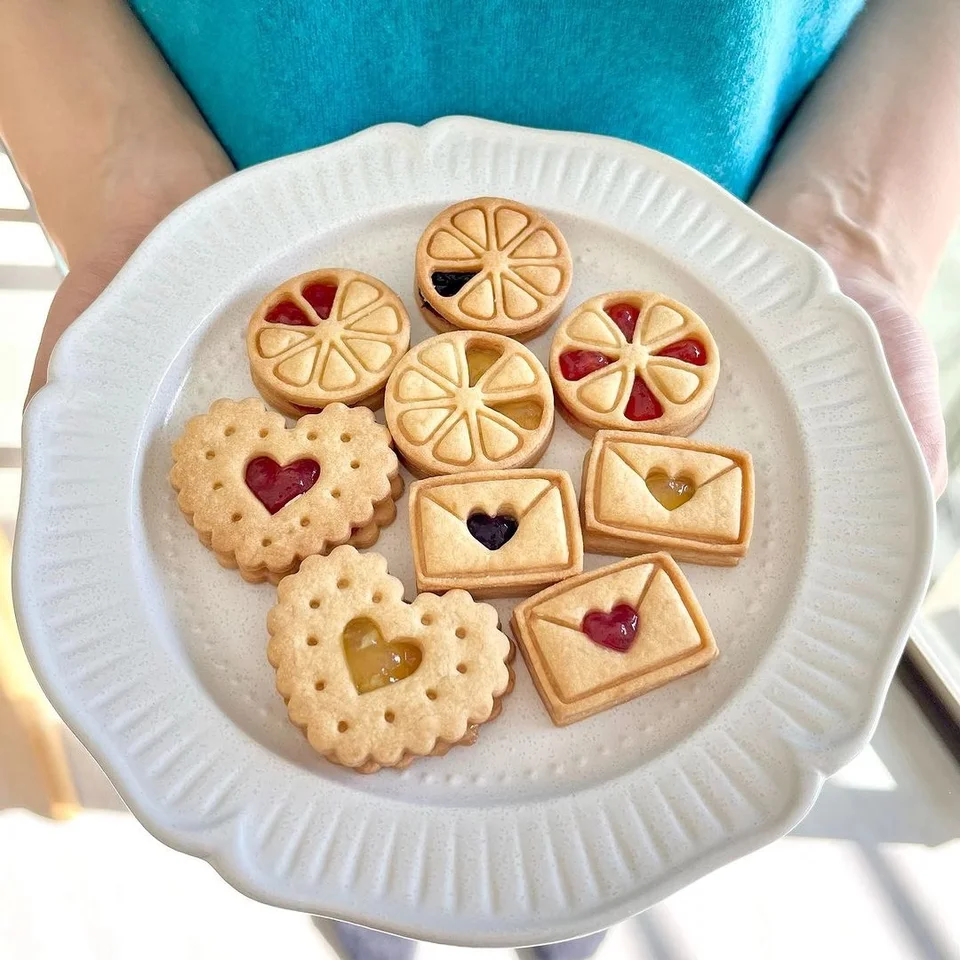 Jam Sandwich Cookie Mold 3d Christmas Envelope Love Shape