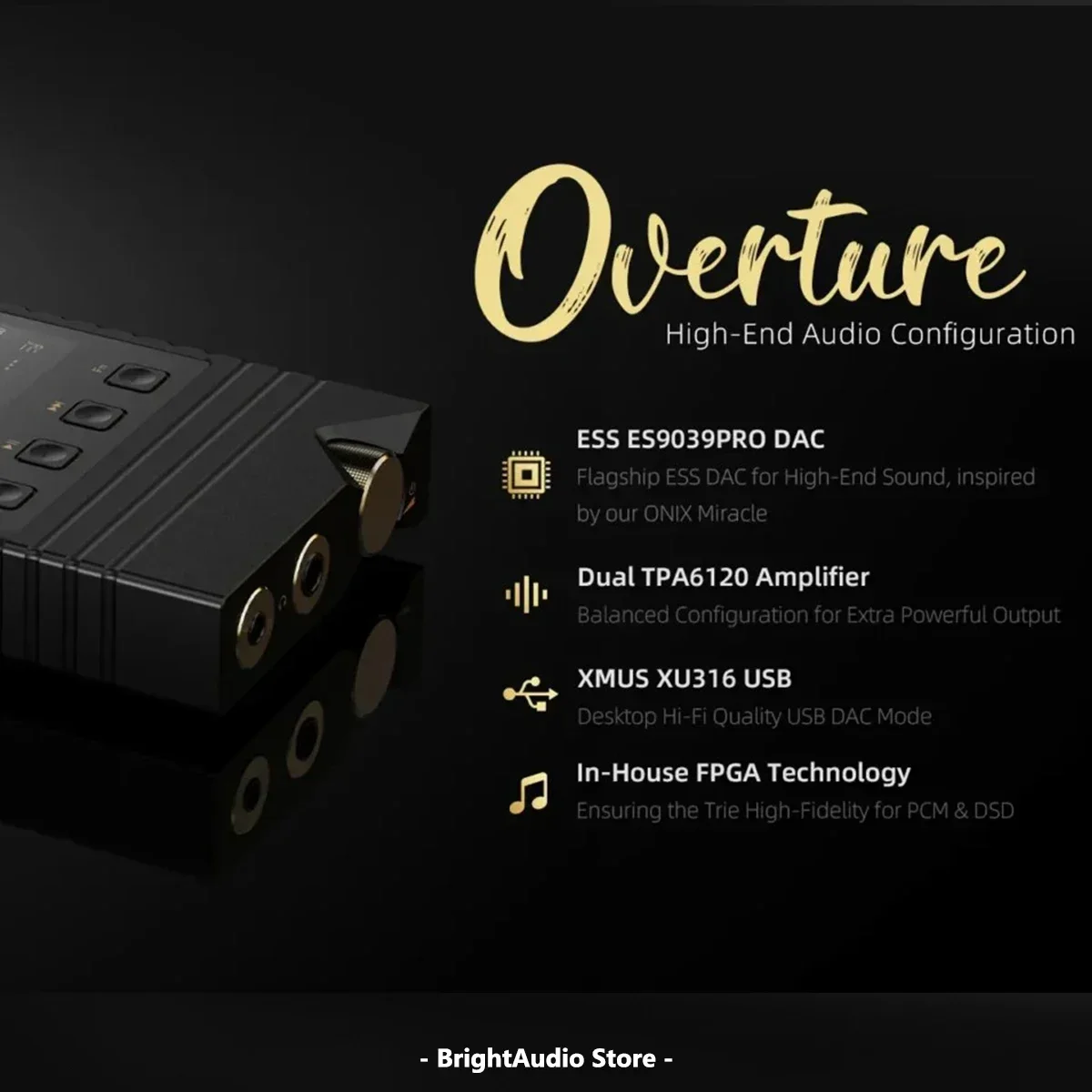 ONIX Overture XM5 ポータブル プレーヤー MP3 DAC AMP