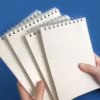1 flip up coil notebook, simple grid, horizontal line, vertical flip notebook A5/B5/A4, thick horizontal line notebook, student