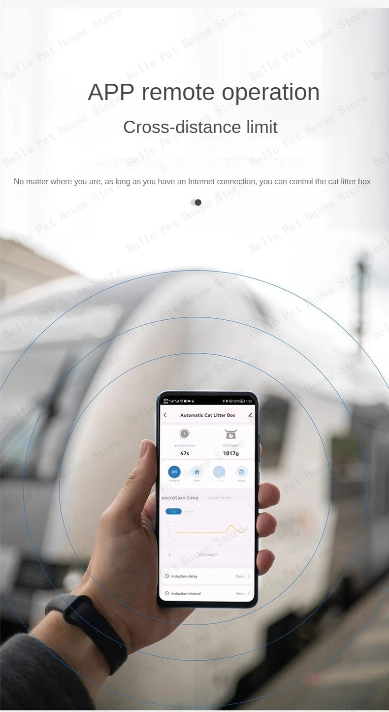 Litière pour chat automatique autonettoyante et anti-odeurs_voghion.com