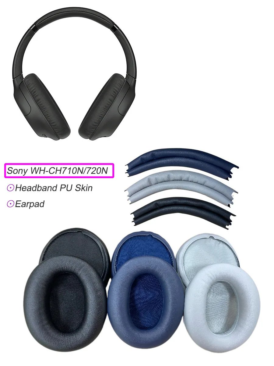 New Replacement Headband PU Skin For Sony WH-Ch710N WH-Ch720N Wirless Headphones