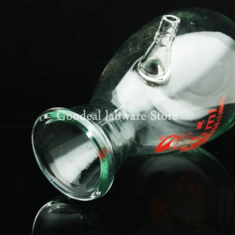 1pc 125/250/500/1000ml High Borosilicate Glass Vacuum Filtration Suction Flask, Lab Filter Bottle with Upper Branch Mouth