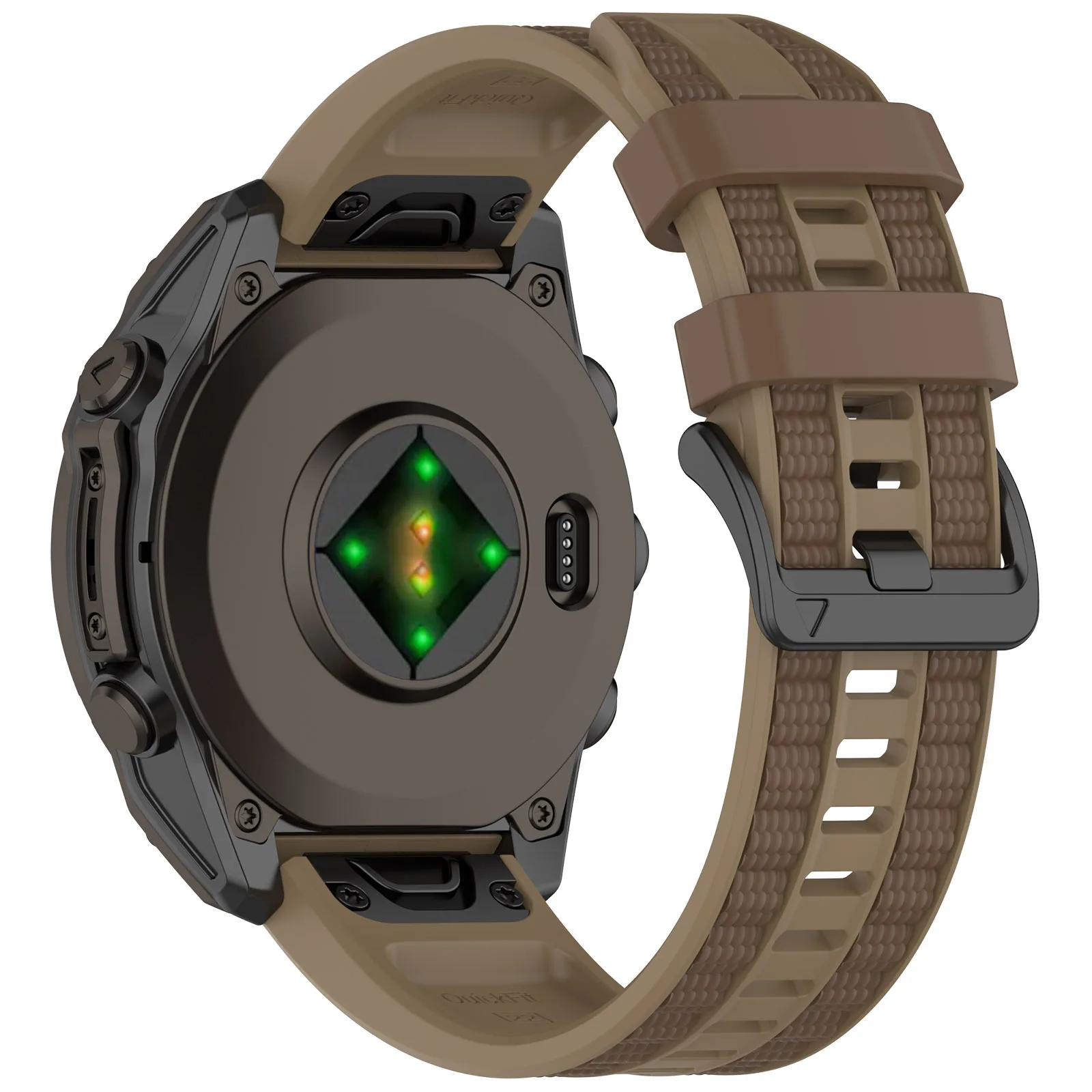 Silicone Quick Fit Sports Strap, 22mm & 26mm, for High-Performance Watches