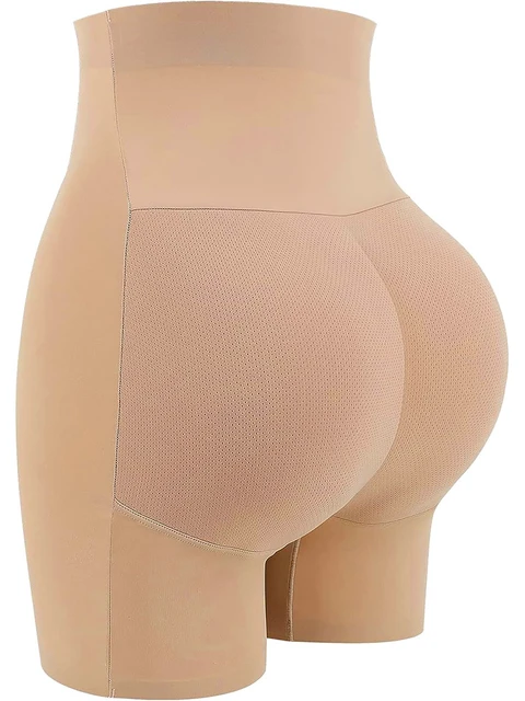 Womens High Waisted Butt Lifter Body Shaper Zipper Butt Pads Seamless Hip  Enhancer Shorts - AliExpress