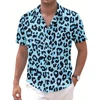 Leopard 3D Print Hawaiian Beach Shirts Men Women Casual Fashion Streetwear Oversized Short Sleeve Shirt Tops Blouse Man Clothing 4
