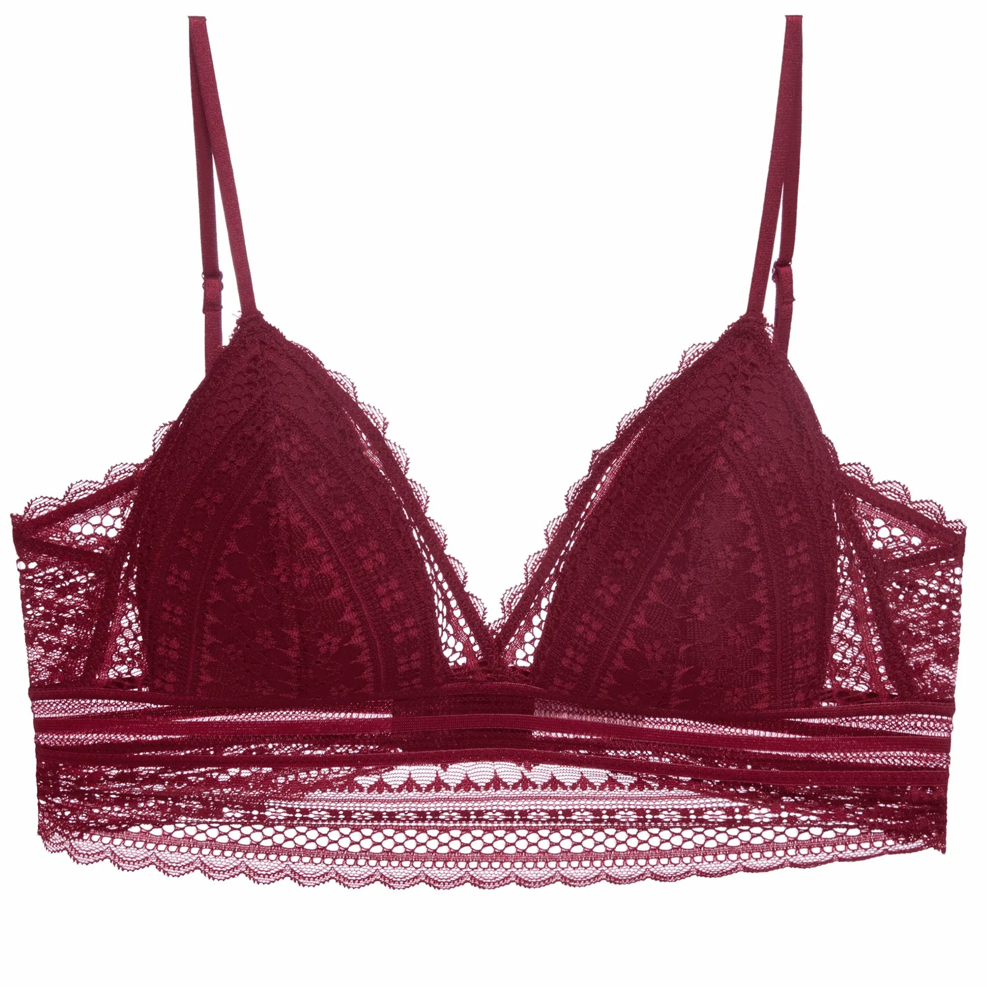 Wine Red Bra