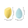 4pcs/bag Fashion Make up Blender Cosmetic Puff Makeup Sponge Foundation Powder Sponge Beauty Tool Makeup Tool Accessories 4