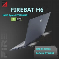 FIREBAT H6 16 Inch Geforce RTX 4050 AMD Ryzen7 7435HS  DDR5 165Hz FHD Wifi6 BT5.1 16GB 512GB Gaming Gamer Notebook Laptop 2
