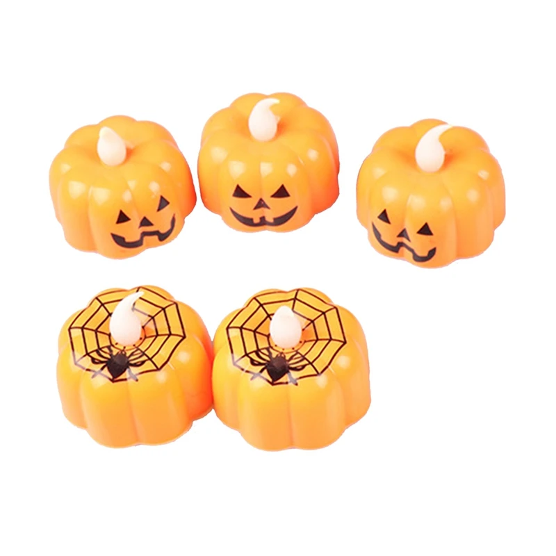 

1 Набор свечей на Хэллоуин, фотореквизит на Хэллоуин, фотореквизит в виде тыквы, фотосвечи, украшение для дома