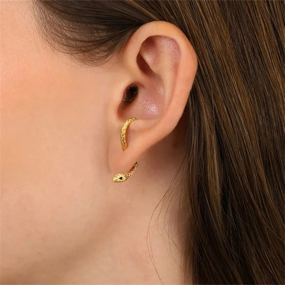 Animal Shapes Ear Studs Exquisite Gothic Snake Earrings Retro Fashion Punk Studs Earring Accessories Jewelry Girl