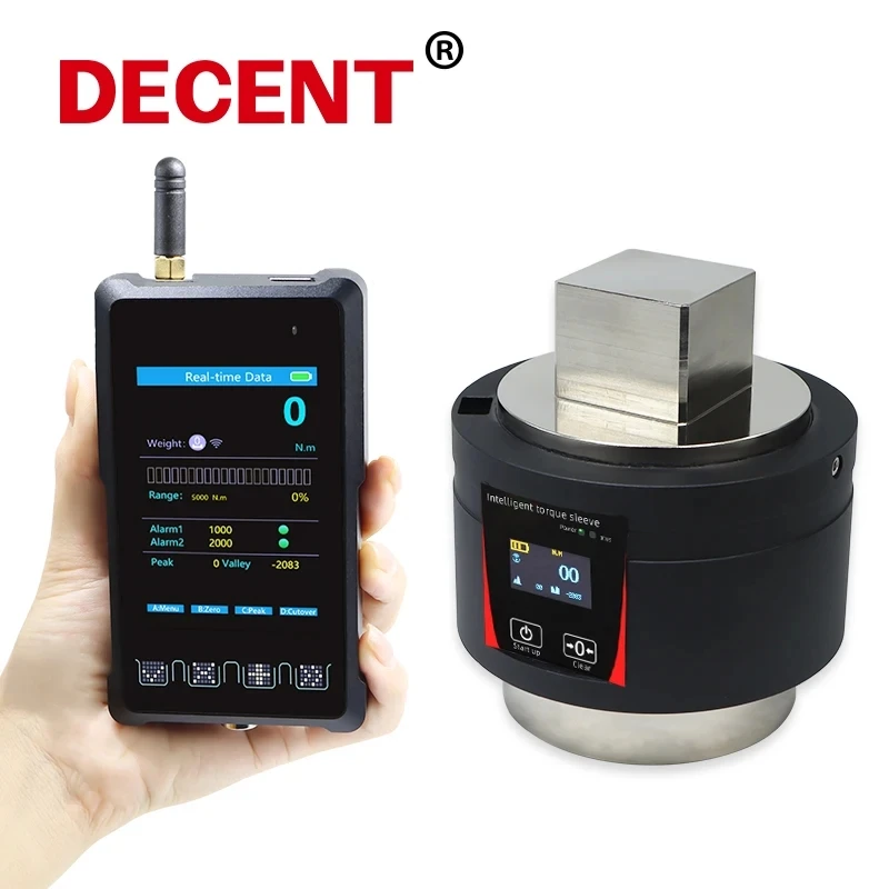 

Wireless Dynamic Static Torque Sensor with Display, Intelligent Load Cell for Stationary Rotating Measurement