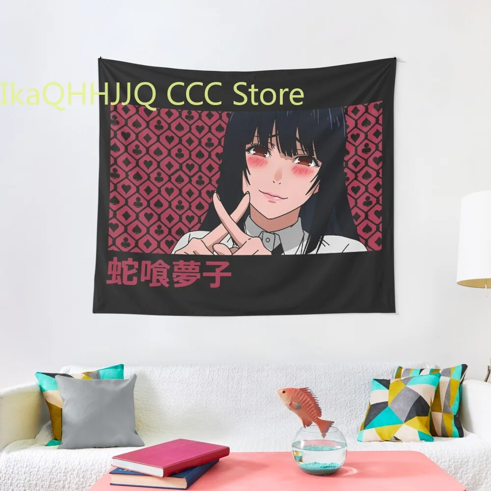 

Yumeko Jabami Tapestry Design Wallpapers Home Decor Decoration Room for Bedroom Living Room Bedroom Decor Banner