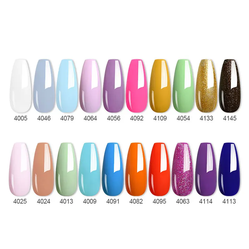 Parkson 10/20PCS Nail Gel Polish 8ml Pure Color Varnish Soak Off Nail Gel Kit UV LED Vernis Semi Permanent Lakiery For Maincure 2
