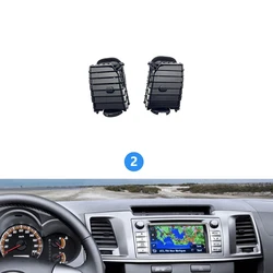 Premium Central Dashboard Air Vent Outlet for Enhanced Airflow Control (Black middle pair)