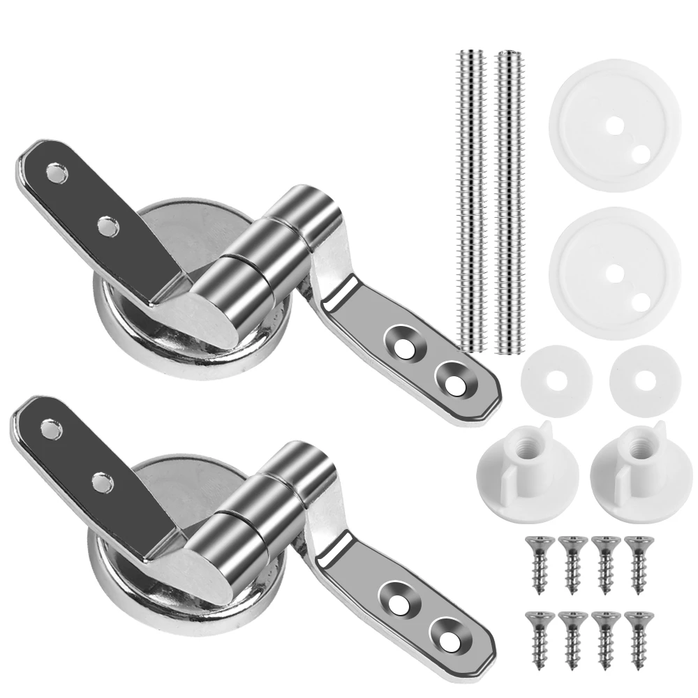 Toilet Lid Hinges WC Hinge Premium Universal Durable Bolts Screw Fittings Toilet Replacement Part Flush Cover