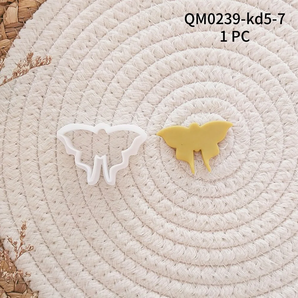 Verschiedene künstlerische schmetterlingsförmige weiche Keramik Polymer Clay Cutter DIY handgemachte Ohrring Schmuck Anhänger machen Ton Werkzeuge – Detail 7