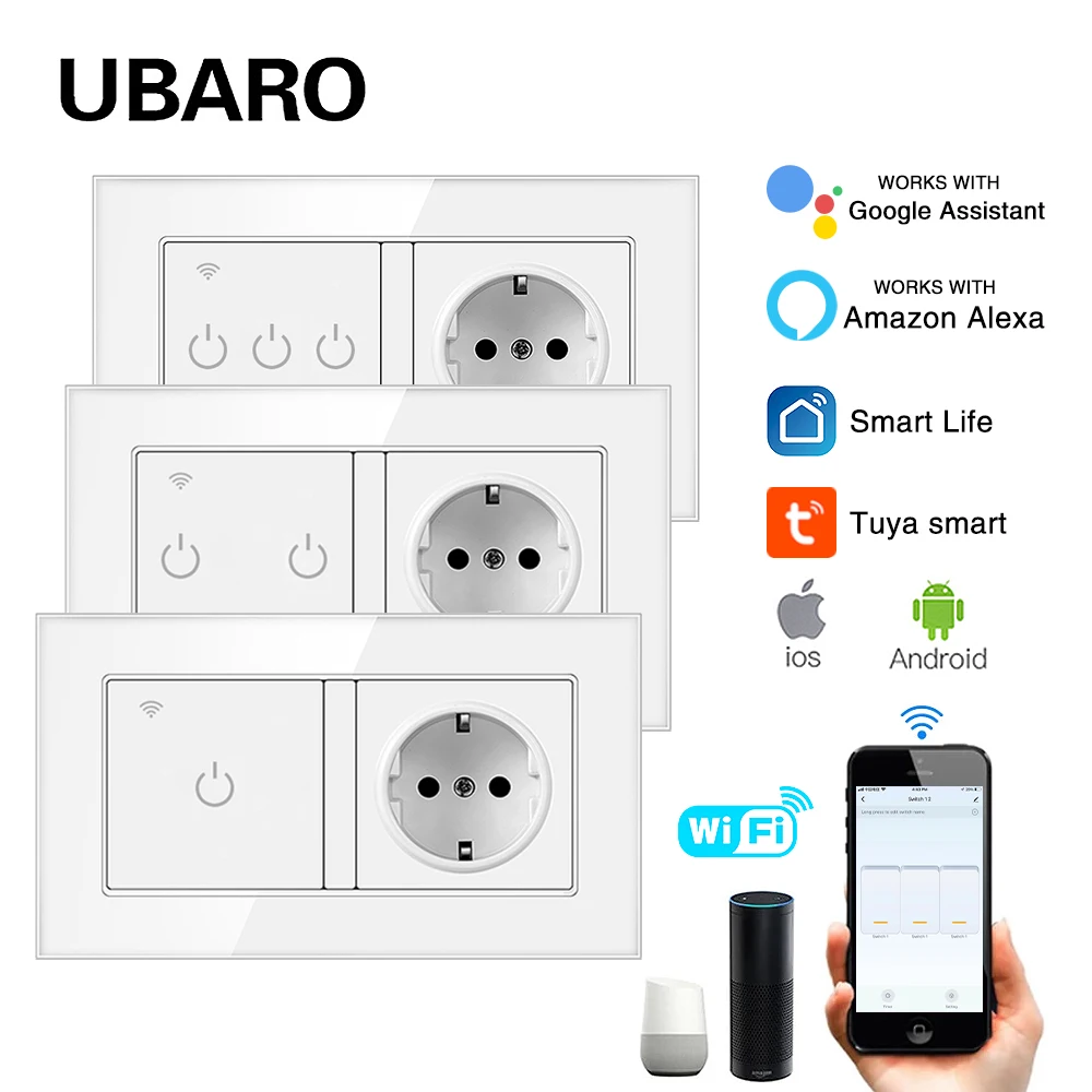 ubaro padrao da ue interruptor de toque 01