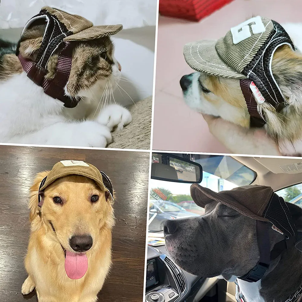 Sports Hat With Ear Holes For Dogs