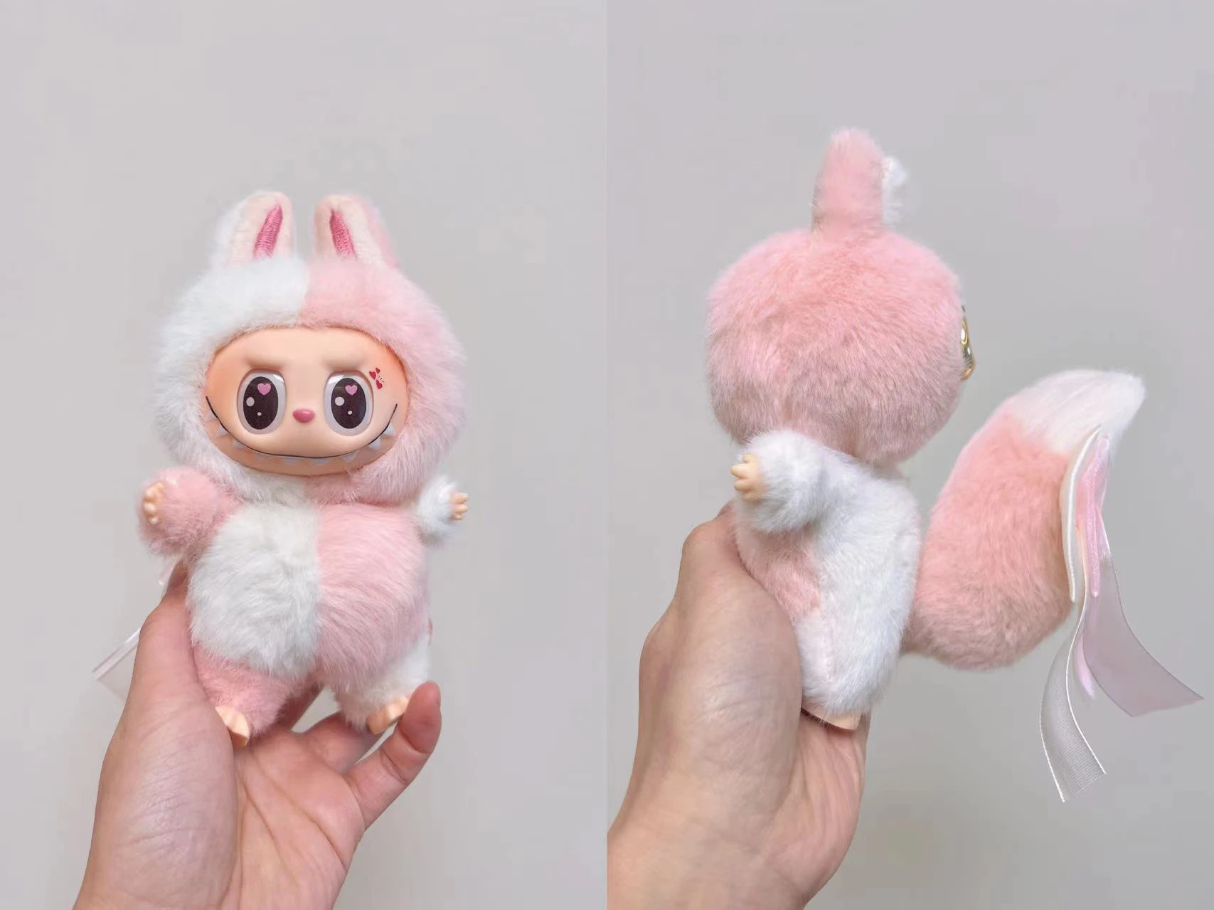 Labubu Vinyl Face Plush Doll Blind Box – Original Monster DIY Action Figure & Surprise Charm Keychain Gift 4
