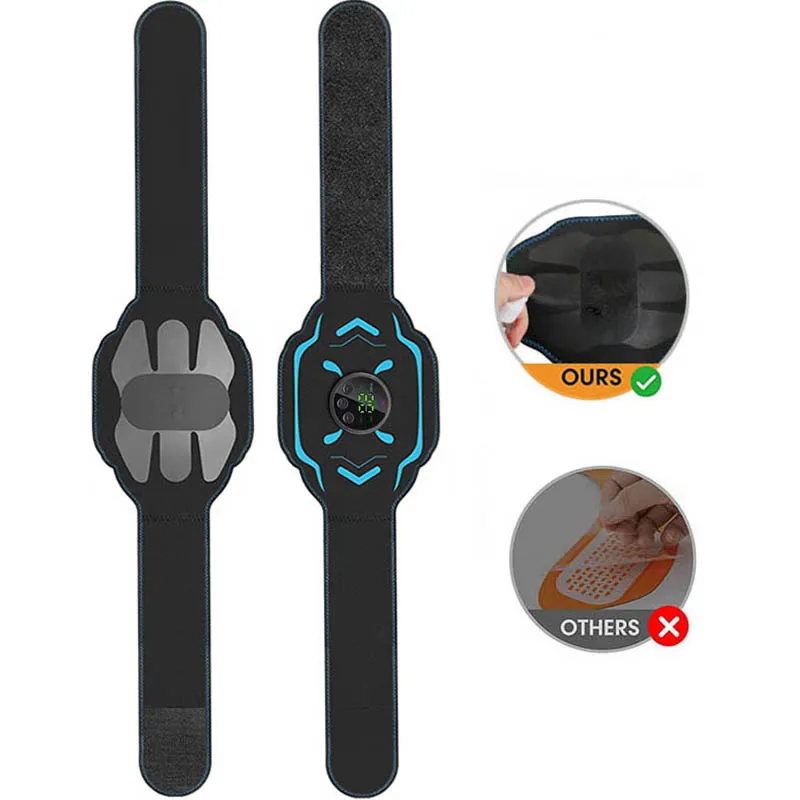 Smart Abdominal Massager Muscle Toner Abs Trainer Abdominal Toning Belt Home Gym Fitness Workout Equiment USB Rechargeable