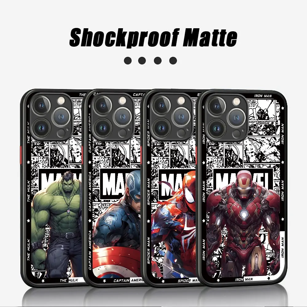 Marvel Spiderman Hero Case Per Honor X8 Y7A X9 X7 Y7 Y5P Y6P 9A Y8P 70 Y9 Prime 90 Y7P 50 9X Pro X9 5G Y7 Hard Pc Print Cover