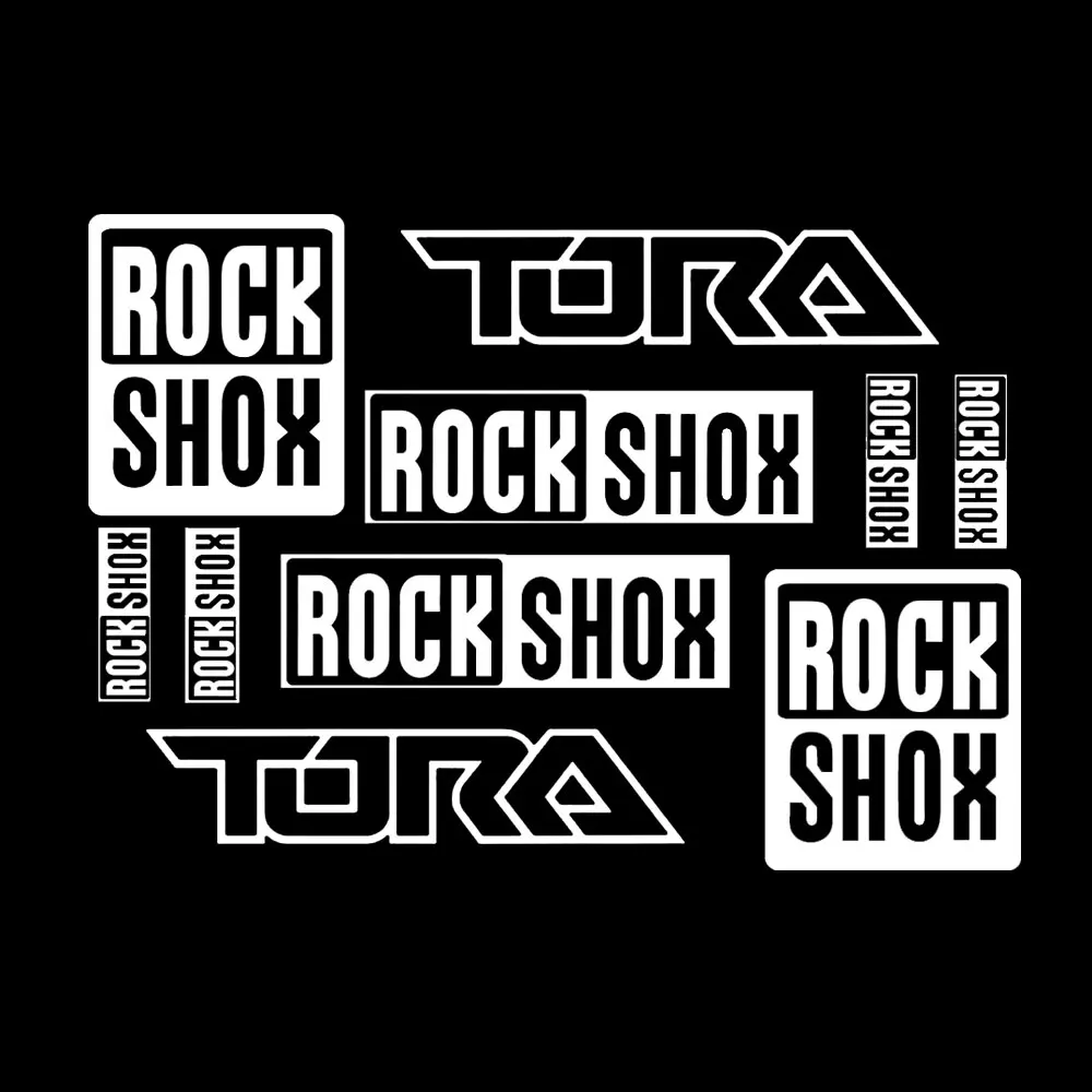 Kit Adesivi Forcella Rock Shox SID 26 27,5 29 White Silver