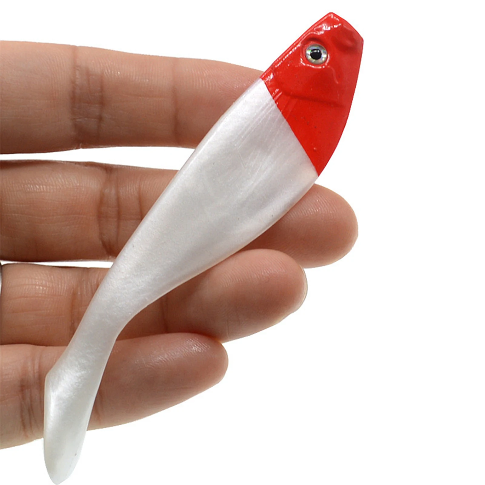 10.5*2,1 cm PVC-Weich köder mit realistischer Form, leicht, ideal für Zander Barsch