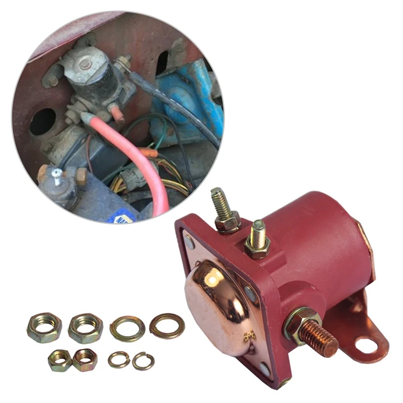 

Красное соленоидное реле 12 В для Ford Starter Car Truck - SW3 - SNL135 B6AZ-11450-A