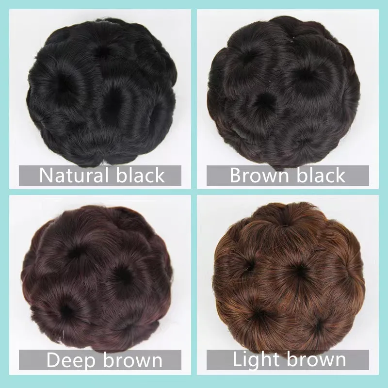 Рисунок 3 - Элегантный синтетический шиньон с девятью цветами